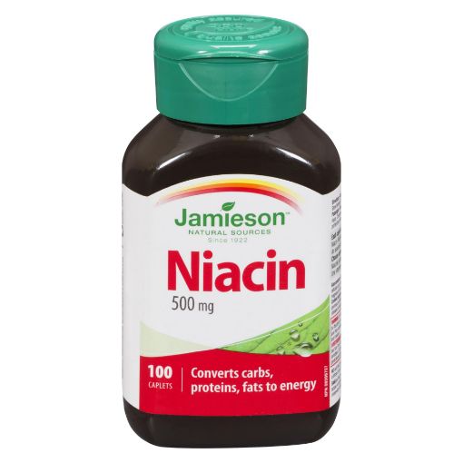 Picture of JAMIESON NIACIN CAPLET 500MG 100S
