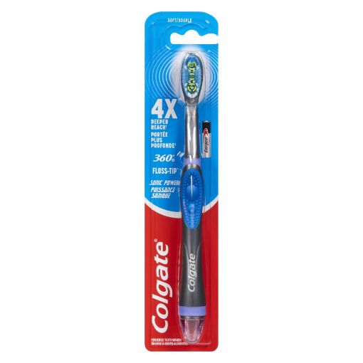 Picture of COLGATE 360 FLOSS-TIP SONIC POWER MANUAL PLUS TOOTHBRUSH