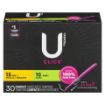 Picture of U BY KOTEX CLICK COMPACT TAMPONS - REGULAR/SUPER 30S