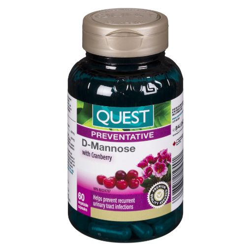 Picture of QUEST D-MANNOSE W/CRANBERRY 60S