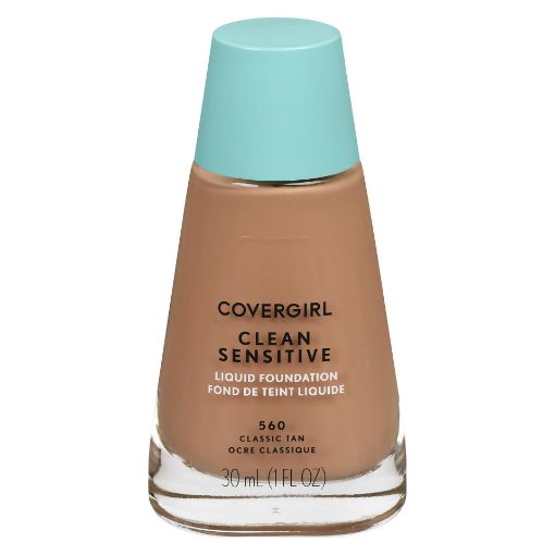 Picture of COVERGIRL CLEAN SENSITIVE LIQUID FOUNDATION - CLASSIC TAN 560