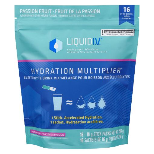 Picture of LIQUID I.V. ELECTROLYTE DRINK MIX - PASSION FRUIT 16S