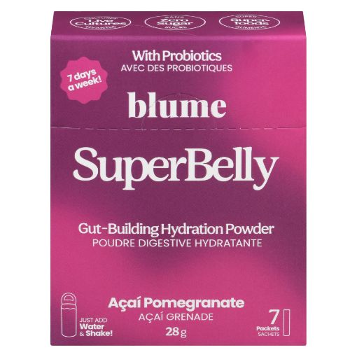 Picture of BLUME SUPERBELLY GUT BUILDING HYDRATION - ACAI PMGRNTE 28GR 7S