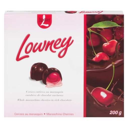 Picture of HERSHEY LOWNEY MARASCHINO CHERRIES 200GR