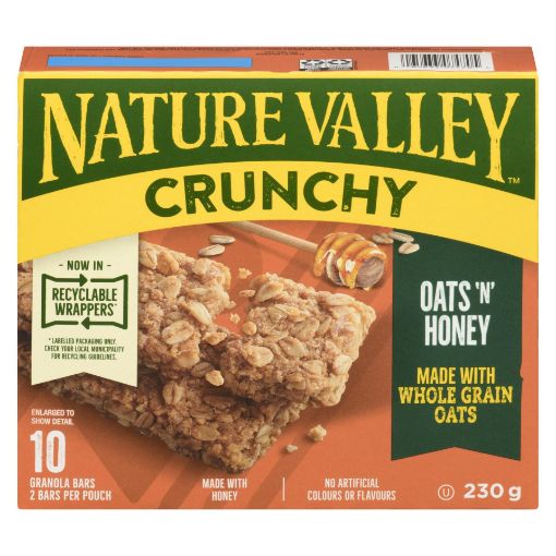 Picture of NATURE VALLEY CRUNCHY GRANOLA BARS - OATS 'N' HONEY 10S