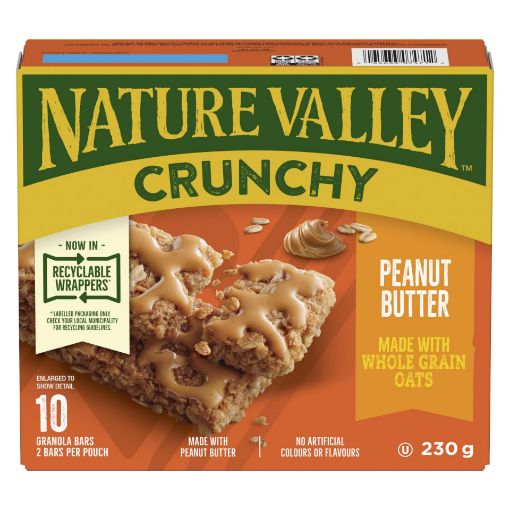 Picture of NATURE VALLEY CRUNCHY GRANOLA BARS - PEANUT BUTTER 10S