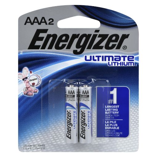 Picture of ENERGIZER AAA LITHIUM BATTERIES L92BP2 2S