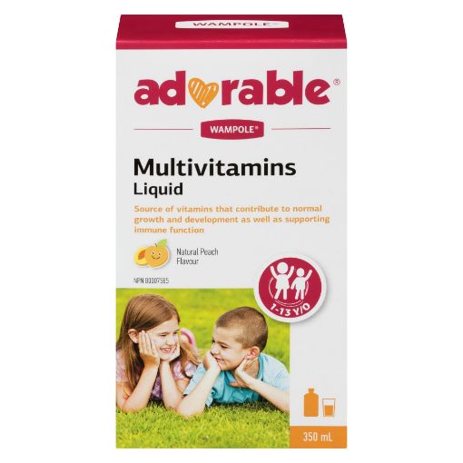 Picture of WAMPOLE ADORABLE MULTIVITAMIN LIQUID FOR KIDS 350ML