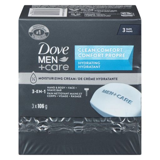 Picture of DOVE MEN+CARE BAR SOAP - CLEAN COMFORT 318GR