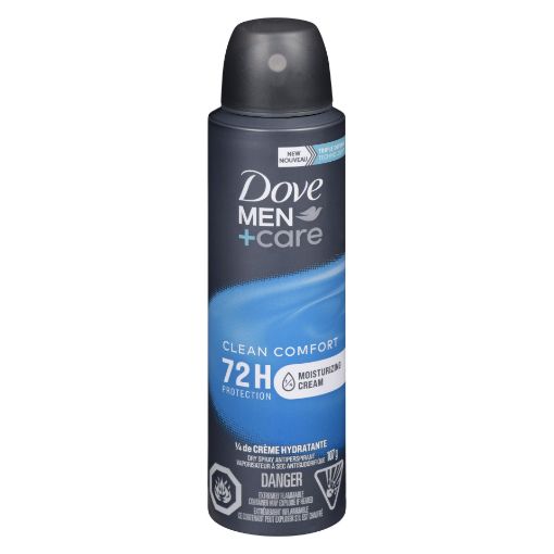 Picture of DOVE MEN+CARE ANTIPERSPIRANT DRY SPRAY - CLEAN COMFORT 107GR               