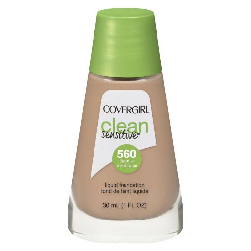 Picture of COVERGIRL CLEAN SENSITIVE LIQUID FOUNDATION - CLASSIC TAN 560