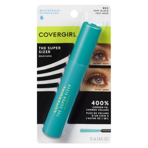 Picture of COVERGIRL THE SUPER SIZER WATERPROOF MASCARA - VERY BLACK C3A              