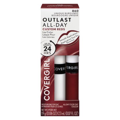 Picture of COVERGIRL OUTLAST ALL-DAY LIP COLOR - UNIQUE BURGUNDY                      