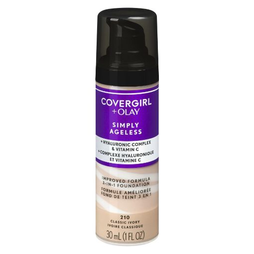 Picture of COVERGIRL+OLAY SIMPLY AGELESS 3N1 FOUNDATION - CLASSIC IVORY 30ML          