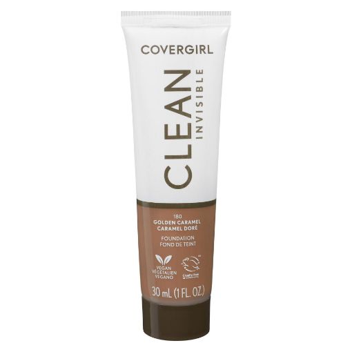 Picture of COVERGIRL CLEAN INVISIBLE FOUNDATION - 180 GOLDEN CARAMEL