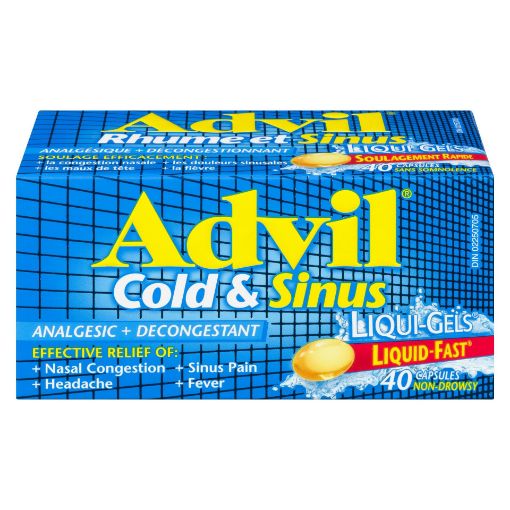 Picture of ADVIL COLD and SINUS LIQUI-GELS 40S