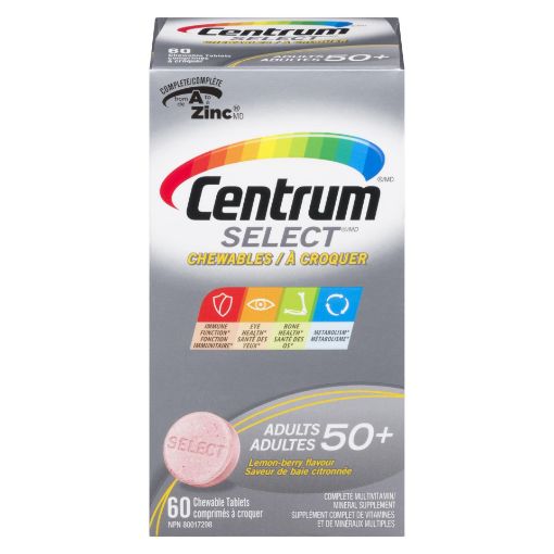 Picture of CENTRUM SELECT ADULT 50+ CHEWABLE TABLET 60S                               