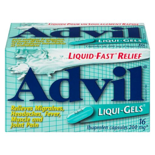 Picture of ADVIL IBUPROFEN LIQUI-GEL 200MG 16S                                        