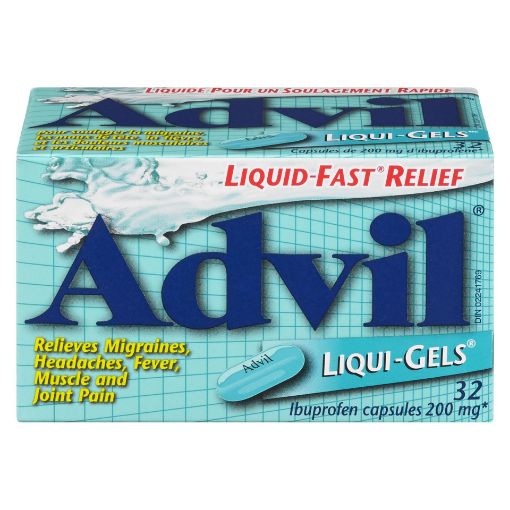 Picture of ADVIL IBUPROFEN LIQUI-GEL 200MG 32S                                        