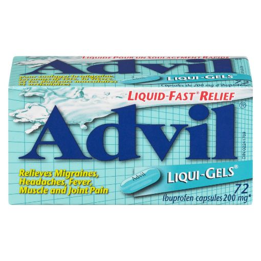 Picture of ADVIL IBUPROFEN 200MG LIQUIGELS 72S                                        