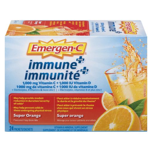 Picture of EMERGEN-C IMMUNE+ SUPER ORANGE 24S                                         