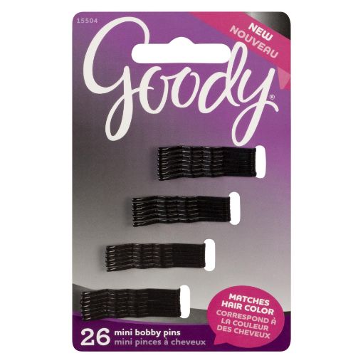 Picture of GOODY METALLIC SMALL BOBBY PIN - BLACK 26S