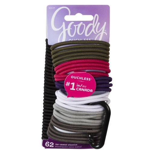 Picture of GOODY OUCHLESS ELASTICS - BLACK/EARTHTONES W/CARBINER 62S
