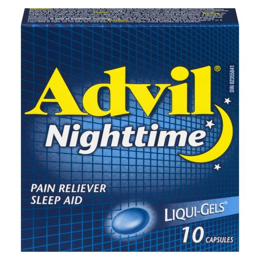 Picture of ADVIL NIGHTIME LIQUI-GELS 10S                                              