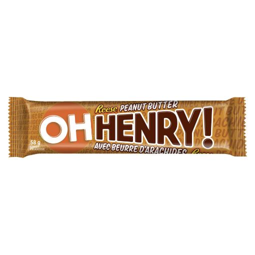 Picture of HERSHEY OH HENRY PEANUT BUTTER BAR SINGLE 58GR