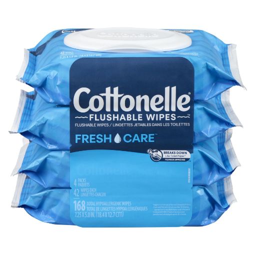 Picture of COTTONELLE FLUSHABLE WIPES 4X42S