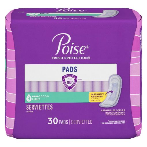 Picture of POISE PADS - LIGHT 30S