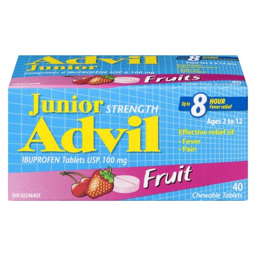 Picture of ADVIL CHILDRENS JR CHEW FRUIT 40S