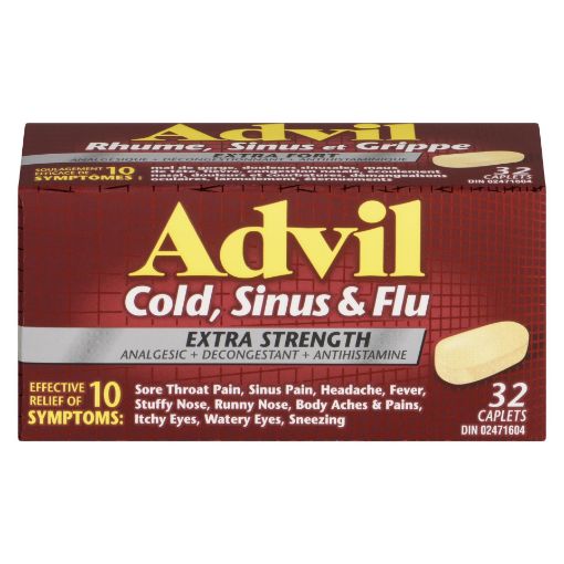 Picture of ADVIL COLD, SINUS and FLU - EXTRA STRENGTH 32S