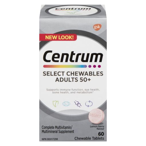 Picture of CENTRUM SELECT ADULT 50+ CHEWABLE TABLET 60S                               
