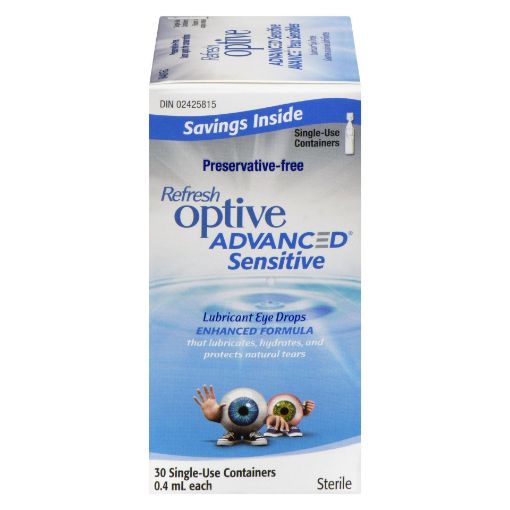Picture of REFRESH OPTIVE ADVANCED - SENSITIVE 30X0.4ML                               