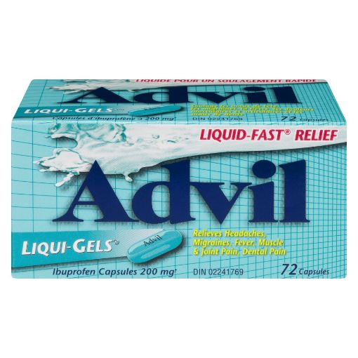 Picture of ADVIL IBUPROFEN 200MG LIQUIGELS 72S                                        