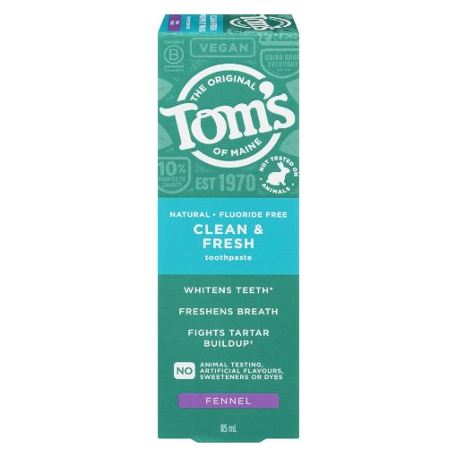 Picture of TOMS OF MAINE CLEAN and FRESH NATURAL TOOTHPASTE - F-FREE FENNEL 85ML