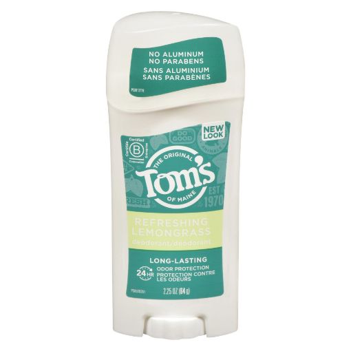 Picture of TOMS OF MAINE LONG LASTING DEODORANT - LEMONGRASS 64GR                     