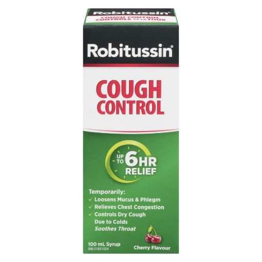 Picture of ROBITUSSIN DM SYRUP - COUGH CONTROL 100ML                                  