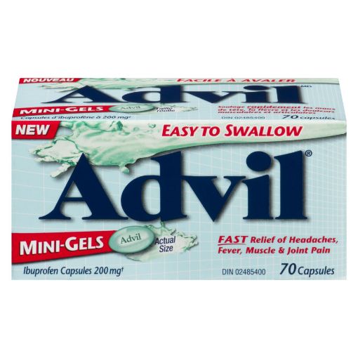 Picture of ADVIL IBUPROFEN MINI GELS 70S                                              