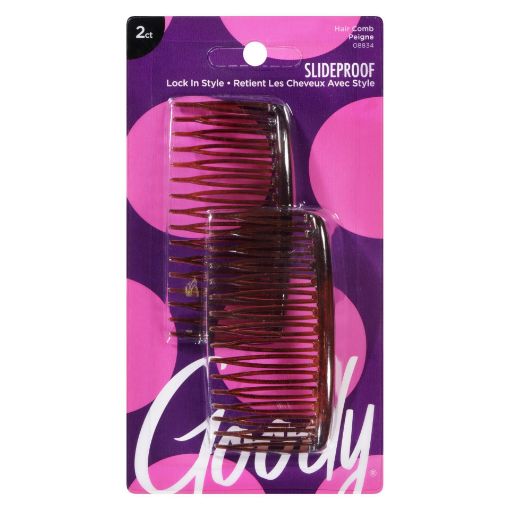 Picture of GOODY MOCK TORTOISE SIDE COMBS - LARGE