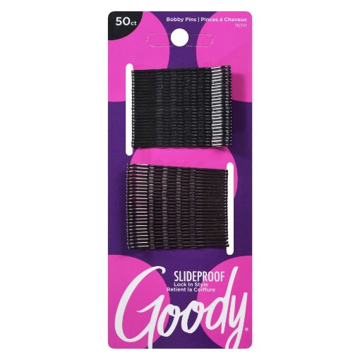 Picture of GOODY METALLIC FINISH BOBBY PIN - BLACK 50S