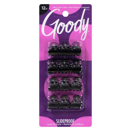 Picture of GOODY MINI CLAW CLIPS - BLACK 12S