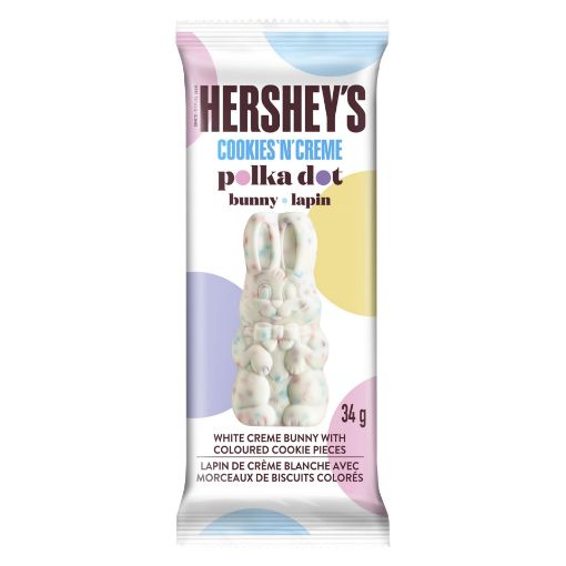 Picture of HERSHEY COOKIE N CREME POLKA DOT BUNNY 34GR