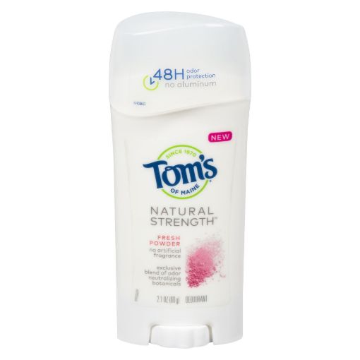 Picture of TOMS OF MAINE WOMENS NATURAL STRENGTH DEODORANT STICK - FRESH POWDER 60GR  