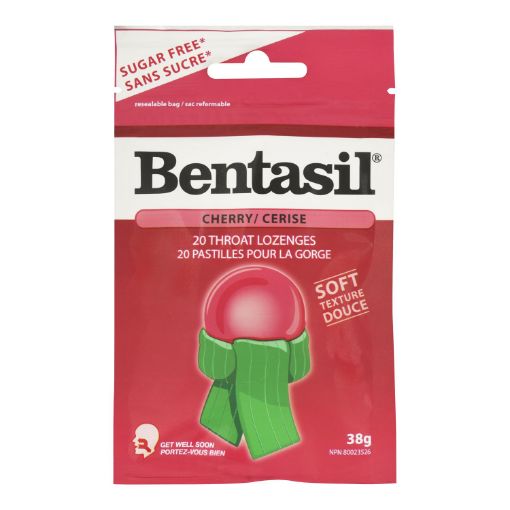 Picture of BENTASIL LOZENGE - CHERRY 20S