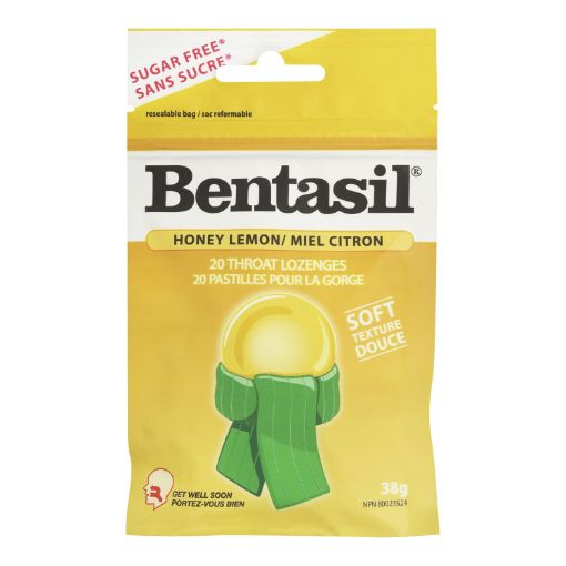 Picture of BENTASIL LOZENGES - HONEY LEMON 20S