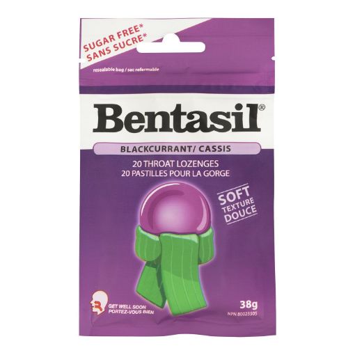 Picture of BENTASIL LOZENGE - BLACK CURRANT 20S