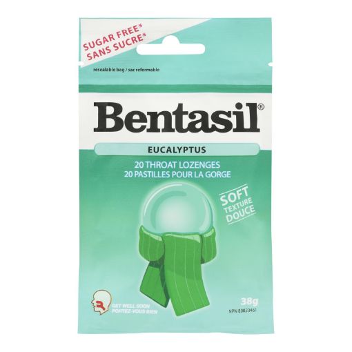 Picture of BENTASIL LOZENGE - EUCALYPTUS - EXTRA STRENGTH 20S                         