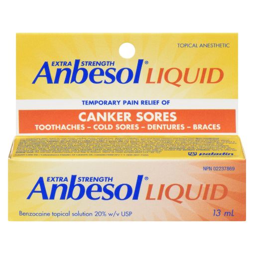 Picture of ANBESOL EXTRA STRENGTH 20% LIQUIDE  13ML                                   